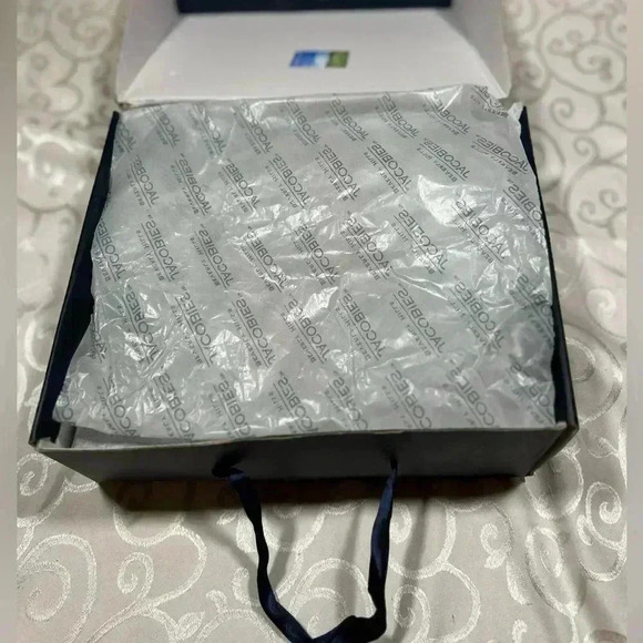 NIB!Jacobies Beverly Hills-Black Lace Up block chunky heel boots Size 9 - Picture 9 of 16